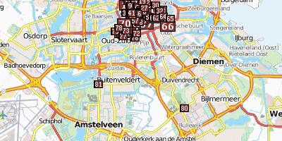 Stadtplan Amsterdamse Bos Amsterdam