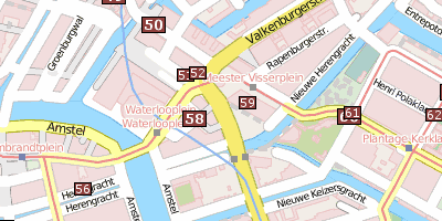 Stadtplan Joods Historisch Museum Amsterdam