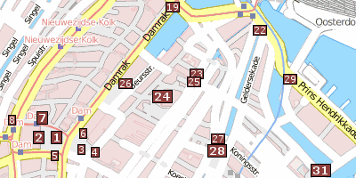 Oude Kerk Stadtplan