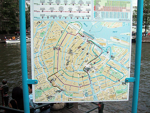 Bootsfahrpläne - Niederlande (Amsterdam)