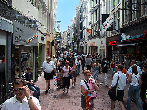 Foto Einkaufsstraßen im Zentrum - Amsterdam