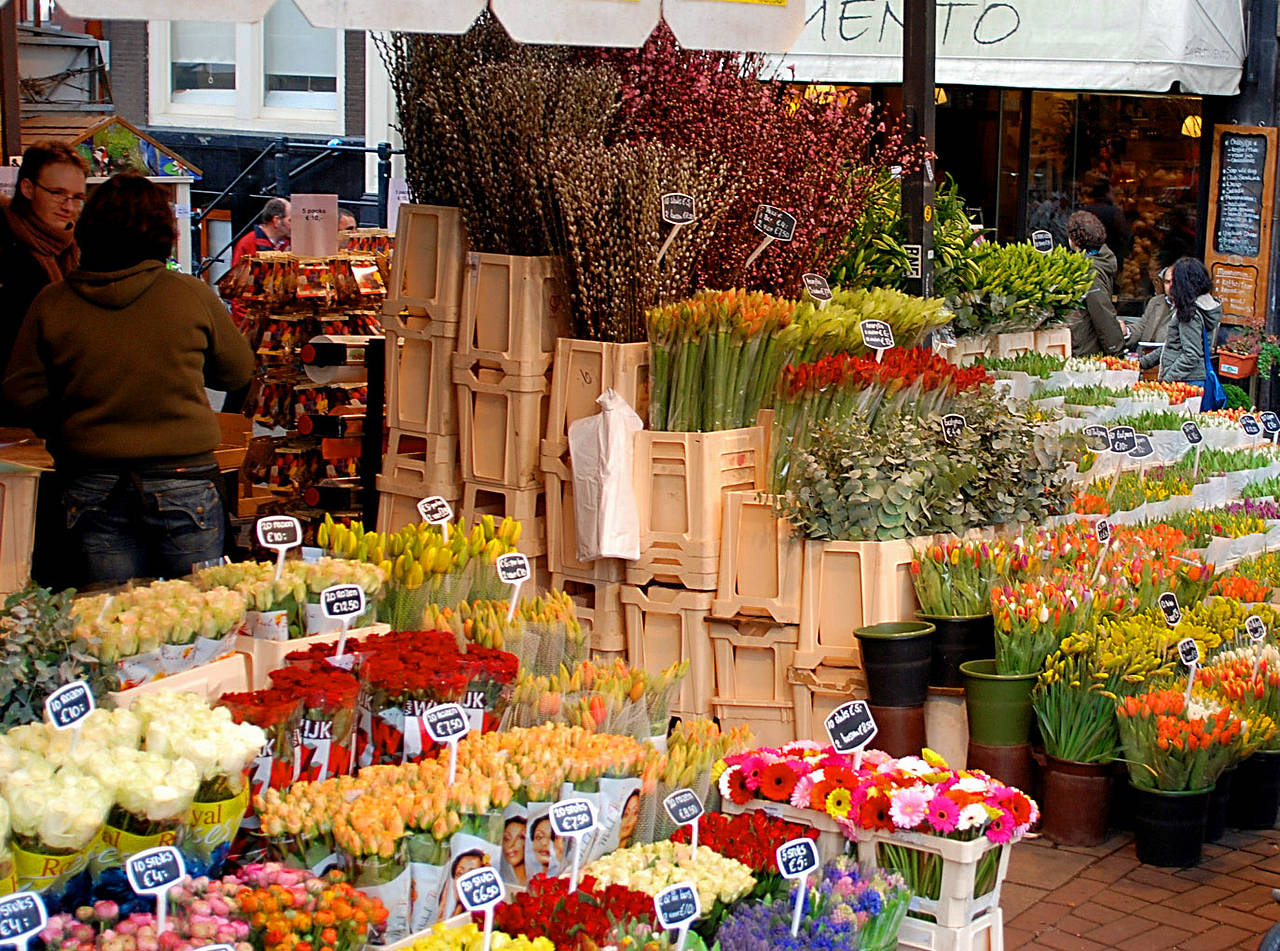 Bloemenmarkt Foto 